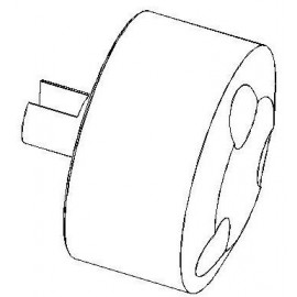 Rotor-3 Chroom voor doseerpomp Mankar