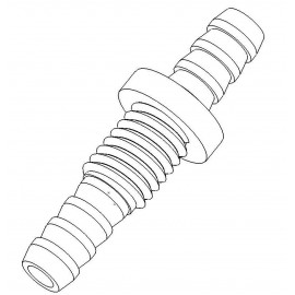 Slangnippel 6 mm voor Mafex / Mankar