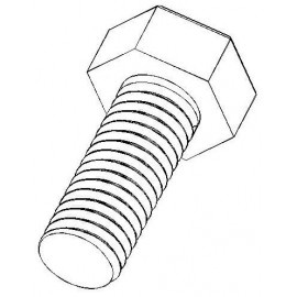 Zeshoekige schroef M 8 x 20 mm