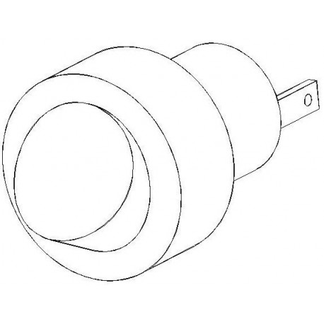 Schakelaar, groen verlicht, rond voor Powerpack / schakelkasten