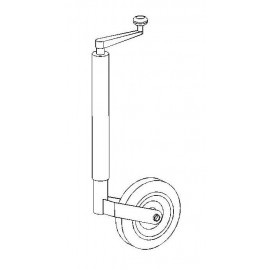 Stootwiel 200x 50, voor opbouw 60 x 120 cm, metaal