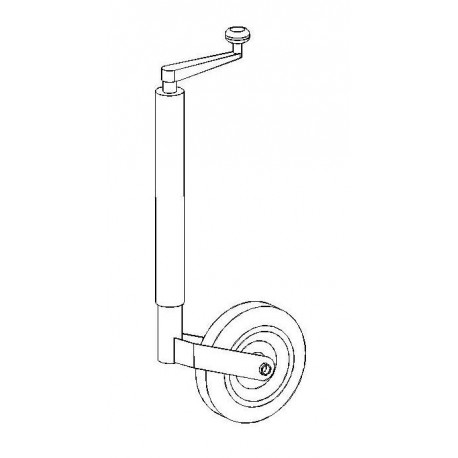 Stootwiel 200x 50, voor opbouw 60 x 120 cm, metaal