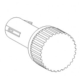 Zekeringhouder voor zekering, glas