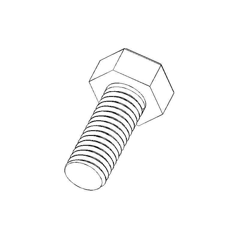 Raffinaderij bad riem Zeshoekige schroef M 10 x 30 mm verzinkt - Mantis ULV B.V.