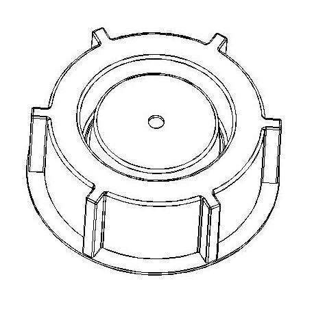 Reservoirdeksel 1 L met opening, voor MANKAR-apparaten