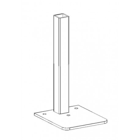 Hoogteverstelling voor spuitkap 50 cm, 70-110 cm. Flexomant