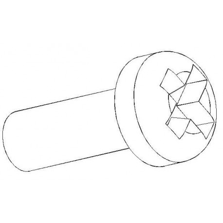 Kruiskopschroef 5 x 14 mm